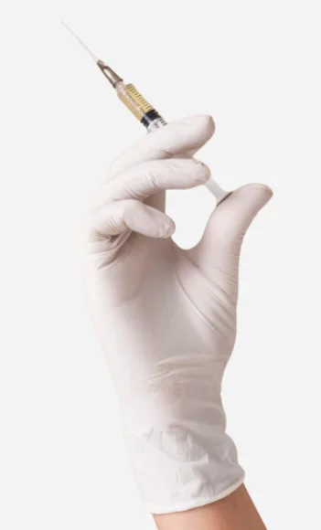 seringue avec acide hyaluronique pour l'arthrose du gros orteil